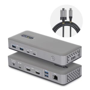 STARTECH.COM Dual-monitor USB-c Docking Station Hdmi 4k 60hz 100w Laptop Charging 1gbe Driver