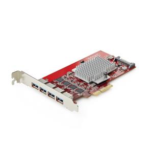 STARTECH.COM Expansion Card - 4-port USB-a Pci-e Card, USB 3.2 10gbps,  PCI Express 3.0
