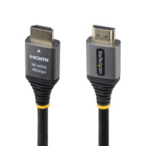 STARTECH.COM Certified Ultra High Speed Hdmi Cable, 8k 60hz/4k 120hz, Hdmi 2.1 Cable 1ft (30cm)