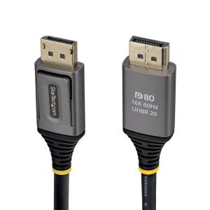 STARTECH.COM DisplayPort 2.1 Cable 8k 60hz Vesa Certified/dp 2.1/dp80/uhbr2