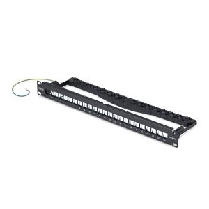 STARTECH.COM Blank Keystone Patch 1u Panel24 Port/stp/cable Management Bar