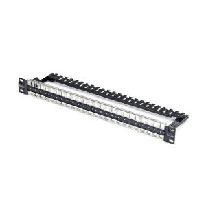 STARTECH.COM Blank Keystone Patch Panel1u 48 Port/stp/cable Management Bar