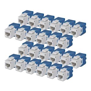 STARTECH.COM CAT6 Utp Keystone Jack 24-pack 180-degree Toolless White