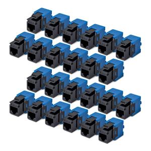 STARTECH.COM CAT6 Utp Keystone Jack 24-pack 180-degree Toolless Black