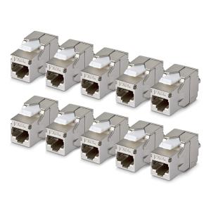 STARTECH.COM CAT6 Utp Keystone Jack 24-pack 180-degree 110 Punch Down Black