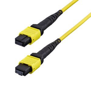 STARTECH.COM Fiber Optic Cable, 12f Type-a, Os2 Single Mode Mtp/apc 5m
