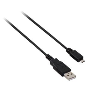 V7 - VIDEO SEVEN USB2.0 A TO MICRO-B CABLE 1M BK DATA CABLE 480MBPS PERIPHERALS