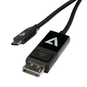 V7 - VIDEO SEVEN USB-C TO DISPLAYPORT CABLE 2M VID/DATA CABLE 21.6GBPS 4KOUTPUT
