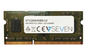 V7 - VIDEO SEVEN 4GB DDR3 1600MHZ CL11 NON ECC SO DIMM PC3-12800 1.35V LEG