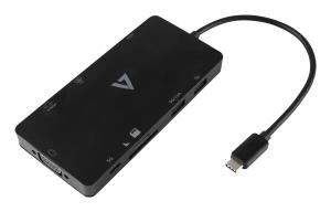 V7 - VIDEO SEVEN Docking Station - Ucminidock-althv - USB-c Alt Mode Mini Alt Mode