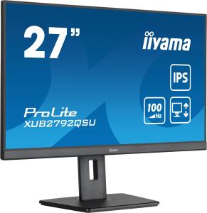 IiYAMA Desktop Monitor - ProLite XUB2792QSU-B5 - 27in - 2560x1440 (WQHD) - Black