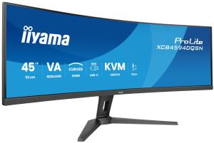 IiYAMA Desktop USB-C Monitor - ProLite XCB4594DQSN-B1 - 45in Curved 1500R - 5120x1440 (DQHD) - Black