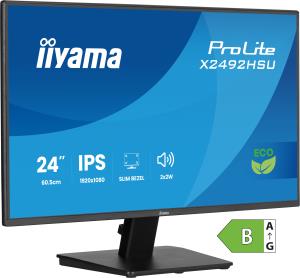 IiYAMA Desktop Monitor - ProLite X2492HSU-B1 - 24in - 1920x1080 (FHD) - Black