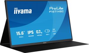 IiYAMA Desktop Monitor - ProLite P1671HSC-B1 - 16in - 1920x1080 (FHD) - Black