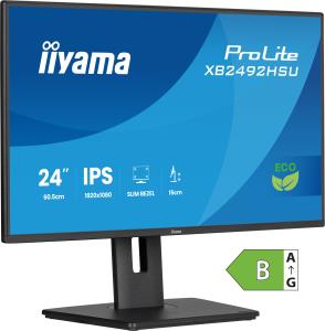 IiYAMA Desktop Monitor - ProLite XB2492HSU-B1 - 24in - 1920x1080 (FHD) - Black