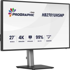 IiYAMA Desktop Monitor - ProLite HB2701UHSNP-B1 - 27in - 3840x2160 (UHD) - Black