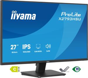 IiYAMA Desktop Monitor - ProLite X2793HSU-B1 - 27in - 1920x1080 (FHD) - Black