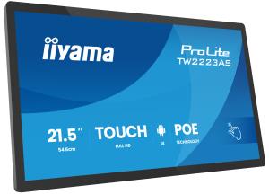 IiYAMA Touch Monitor - ProLite TW2223AS-B3P - 22in - 1920x1080 (FHD) - Black