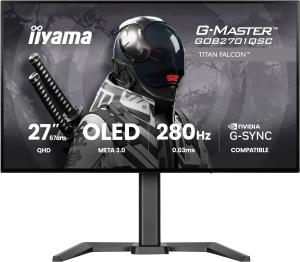 IiYAMA Desktop Monitor - G-MASTER GOB2701QSC-B1 - 27in - 2560x1440 (WQHD) - Black