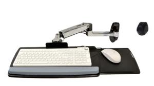 ERGOTRON Lx Wall Mount Keyboard Arm Polished Aluminium
