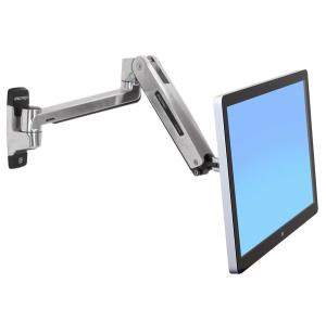 ERGOTRON Monitor Mount - LX HD Sit-Stand - wall - 1 monitor - Sit-Stand - Tilt/Pan/Rotate - up to 46in - Aluminium