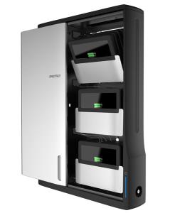 ERGOTRON Zip12 Charging Wall Mount Storage Cabinet (black/silver) Uk / Ie