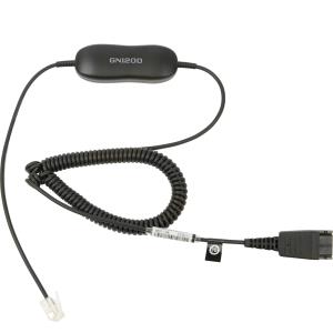 JABRA Gn 1200 Direct Connect Coiled Cord - Qd To Rj10