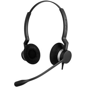JABRA Headset Biz 2300 - Duo - Quick Disconnect (QD) Connector - Black - Noise Cancelling - Headband
