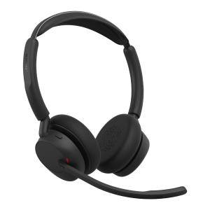 JABRA Headset Evolve3 45 UC - Stereo - Bluetooth - Link 390a - Charging Stand