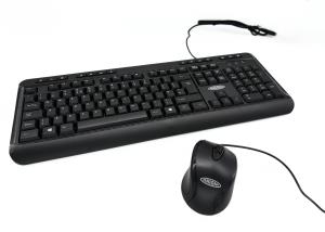 ORIGIN STORAGE Origin Combo - Keyboard And Mouse - Corded - Black - Qwerty Us / Int'l