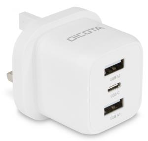 DICOTA Compact Laptop Gan Charger (32w) Uk