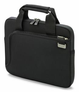 DICOTA Smart Skin - 12-12.5in Notebook Sleeve - Black / Neoprene With 100% Recycled Surface Fabric