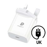 DEQSTER Charger - 20w - USB Type-c - White - Uk Plug