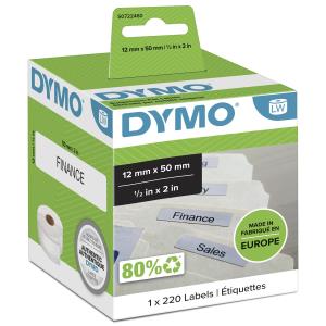 DYMO Labels Suspension File White 50x12mm 220nos For Labelwriter 310/320/330