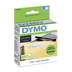 DYMO Labels Multi-purpose White 19x51mm 500nos