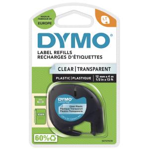 DYMO Plastic Tape 12mx4mm For Letratag