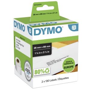 DYMO Labels Address 28x89mm White 2roll