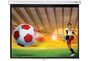 OPTOMA Projector Screen Manual Pull-down 84in 4:3 Gain1.0 - Matte White/ Ds-3084pwc