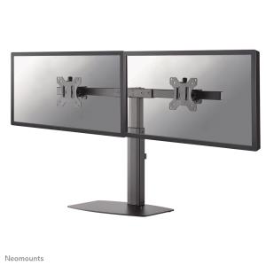 NEOMOUNTS Monitor Mount - Stand - 2 Monitor - Full Motion - Gas Spring - 10-27in - Black