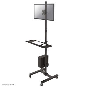 NEOMOUNTS Mobile Workplace Floor Stand Monitor Keyboard/mouse & Pc