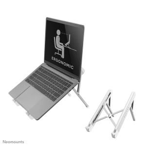 NEOMOUNTS Foldable Laptop Stand - Silver