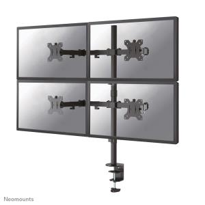 NEOMOUNTS Flat Screen Desk Mount Stand 13-32in (fpma-d550d4dblack)