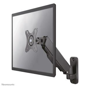 NEOMOUNTS Monitor Mount - Wall - 1 Monitor - Full Motion - Gas Spring - 17-32in - Black