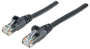 INTELLINET/MANHATTAN Patch Cable - CAT6 - Molded - 1m - Black