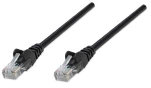 INTELLINET/MANHATTAN Patch Cable - Cat5e - Molded - 5m - Black