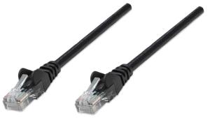 INTELLINET/MANHATTAN Patch Cable - Cat5e - Molded - 3m - Black