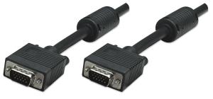 INTELLINET/MANHATTAN SVGA Cable With Ferrite Hd15/hd15 P/p Connection 2m