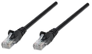 INTELLINET/MANHATTAN Patch Cable - Cat5e - UTP - Molded - 10m - Black