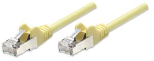 INTELLINET/MANHATTAN Patch Cable - Cat5e - Sftp - Molded - 7.5m - Yellow