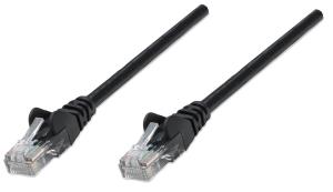INTELLINET/MANHATTAN Patch Cable - Cat5e - UTP - Molded - 20m - Black